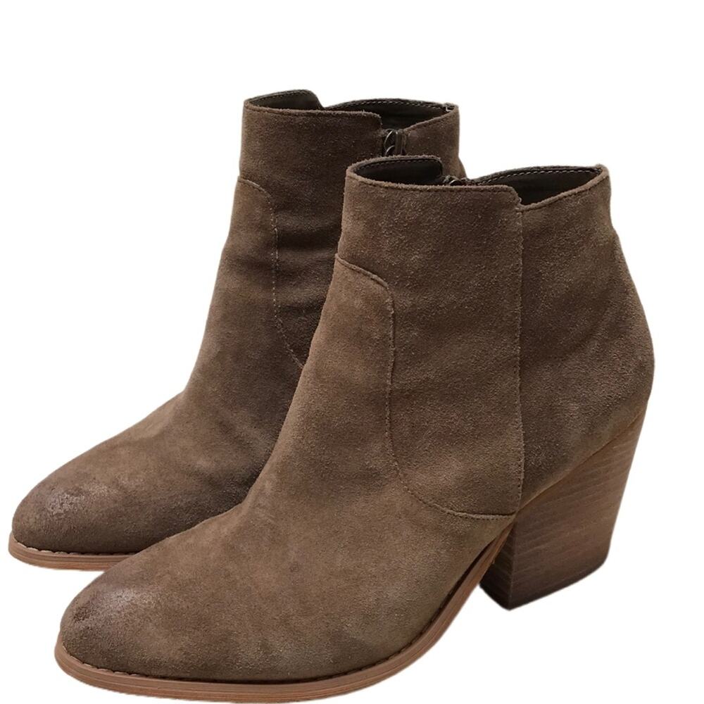 Treasure and Bond Suede Western Style Booties size 8.5 - Picture 2 of 7